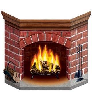  Realistic Holiday Fireplace Fiberboard