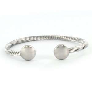  Stainless Steel Cable Cuff Bracelet West Coast Jewelry Jewelry