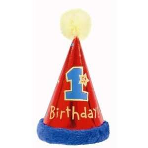  Satin 1st Birthday Cone Hat