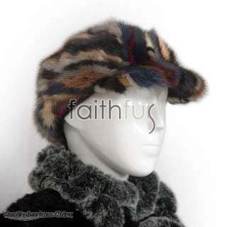 Brand New 100% Real Mink Fur Hat/Cap/Headband/Chapeau  