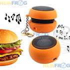 Mini Orange Hamburger Portable Speaker 4 iPod iPhone L