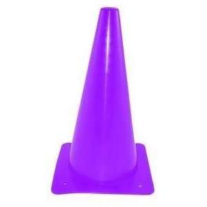  9 Colored Poly Cone   Purple   Sports Team Practice 