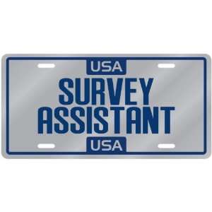  New  Usa Survey Assistant  License Plate Occupations 
