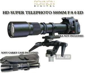 500mm Telephoto Lens for Olympus E 450 E 420 E 1 E 300  