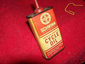 Schwinn Official Bicycle Oil Can  Early  