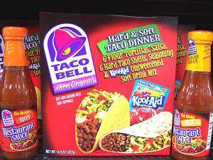 Taco Bell Sauces,Meal Kits,Seasonings Your Choice  