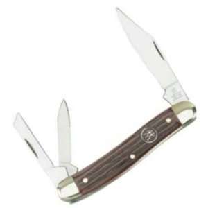  Henckels 3 Blade Whittler  Mahogany Picked Bone Sports 