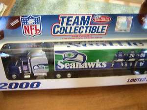 2000 Matchbox Seattle Seahawks team collector semitruck  