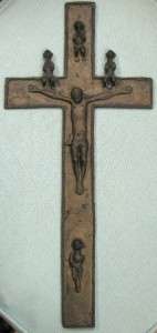 c1960 Metropolitan Museum of Art African Bronze Cross  
