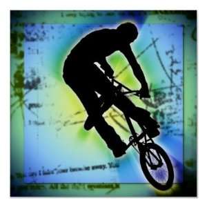  BMX Mountain Biking Print