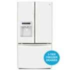   cu. ft. French Door Bottom Freezer Refrigerator White ENERGY STAR