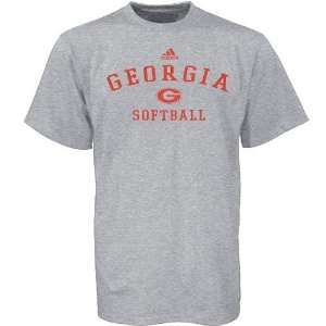   Georgia Bulldogs Ash Softball Practice T shirt
