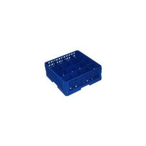  Traex 16 Compartment Blue Glass Rack with 2 Extenders 