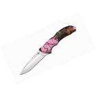 Buck Knives Bantam BBW Pink Blaze Camo Single Blade Pocket Knife