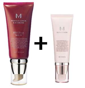 Missha M Perfect Cover BB Cream #21 50ml & Boomer Cleansing 