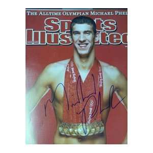  Michael Phelps Autographed    Sports Memorabilia 