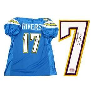  Philip Rivers Autographed San Diego Charbers Jersey 