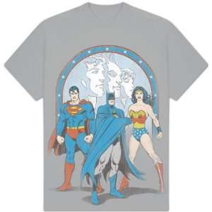  Trio Superman , Batman , Wonder Woman JLA T shirt 