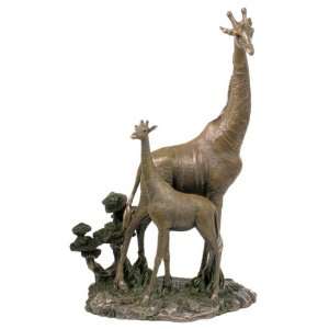  Giraffe and Baby Giraffe Sculpture