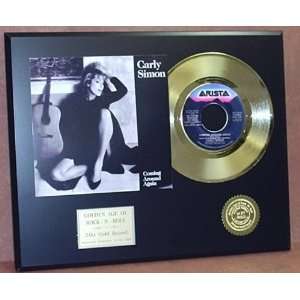  CARLY SIMON GOLD 45 RECORD PICTURE SLEEVE LIMITED EDITION 