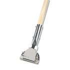 Unisan UNS1490 Clip On Dust Mop Handle, Lacquered Wood, Swivel Head, 1 