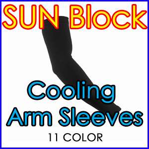 Sunblock Cooling Arm Sleeves Skin Protection  