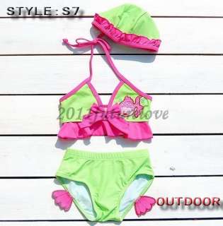 Girls New Swimwear Tankini Beach Swimsuit SZ1 3 5 6Yrs  