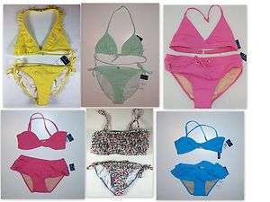 NWT girls RALPH LAUREN bikini swimwear 2 piece size 16 various styles 