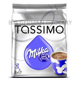 TASSIMO   German   MILKA HOT CHOCOLATE   8 + 8 t discs  