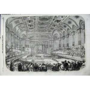  1858 Gibson Bright Free Trade Hall Manchester Audience 