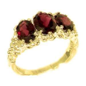   Garnet Ladies Ring   Size 8.5   Finger Sizes 5 to 12 Available