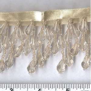  Beaded Trim Opulence Ivory By The Yard Arts, Crafts 