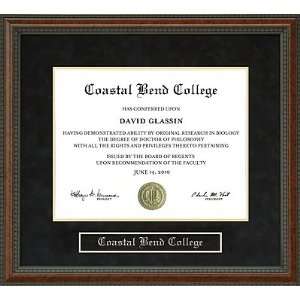 Coastal Bend College Diploma Frame 