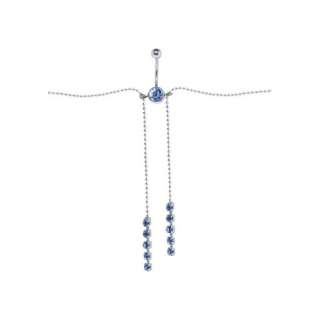 Belly Ring w/ Belly Chain, Assorted Styles & Colors  