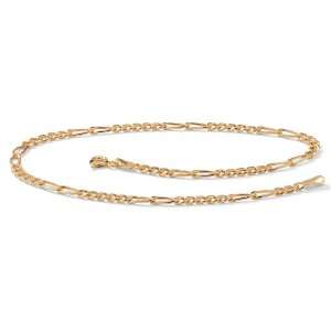  PalmBeach Jewelry 10k Gold Figaro Link Bracelet Jewelry