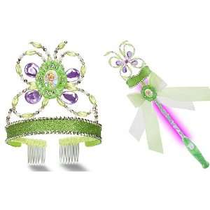   Tinkerbell Fairies Wand Tiara Set with Lights 