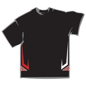  Azonic Hi Side T Shirt   Large/Black Automotive
