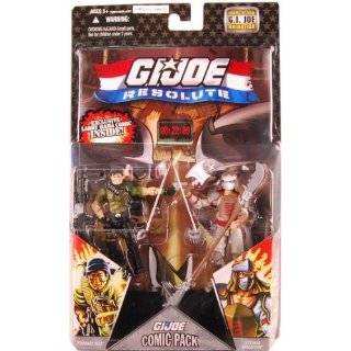 G.I. JOE Hasbro Action Figures Comic Book  2 Pack 