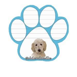  Goldendoodle Dog Paw Magnetic Note Pads