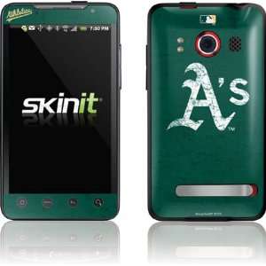  Oakland Athletics   Solid Distressed skin for HTC EVO 4G 