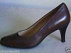   ROCKPORT CLASSIC WOMENS LEATHER PUMPS HEELS SHOES FLEX SOLE   BROWN