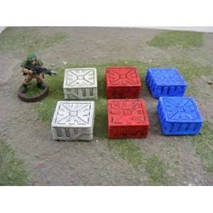  Miniature Terrain   Sci Fi Large Crate Toys & Games