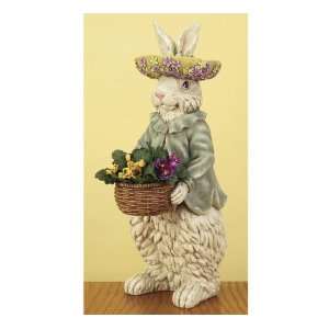  Bunny with Hat Planter