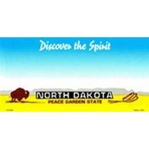 North Dakota State Background Blanks FLAT   Automotive License Plates 