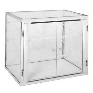  29 Long Counter Top Display Case   One Hinged Glass Door   2 Glass 
