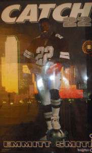 Dallas Cowboys Emmitt Smith Catch #22 w/City NFL Poster  