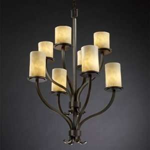 Justice Design Group CLD 8788 10 NCKL Sonoma Clouds 8 Light Two Tier 