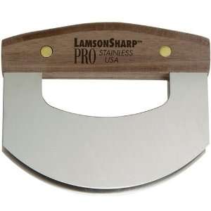  Lamson Sharp Pro Walnut Double Blade Mezzaluna