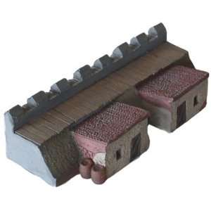  Terrain 15mm Ancient   Roman Mile Wall w/Barracks Toys & Games