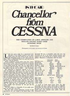 1981 Cessna 414 Chancellor Aircraft report 9/9/11  